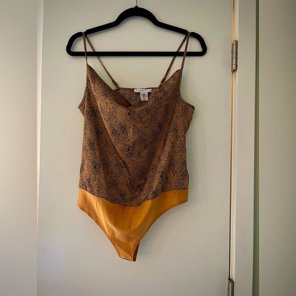 spaghetti strap body suite, leopard print, size medium - Picture 1 of 2